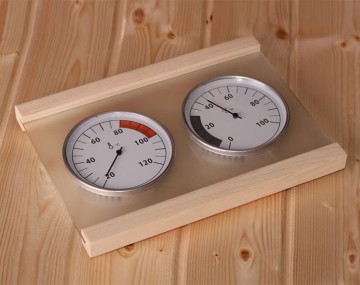 Karibu Klimamesser Premium - Thermometer + Hygrometer