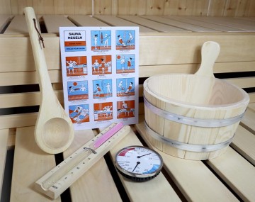 Karibu Sauna Zubehörset Classic - 6-teilig