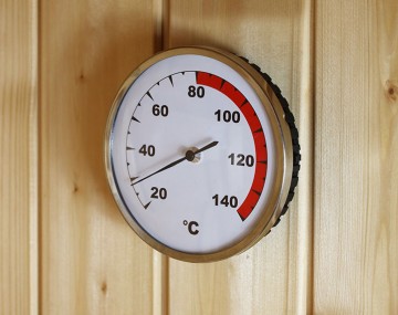 Karibu Thermometer Classic - rund - 10 cm