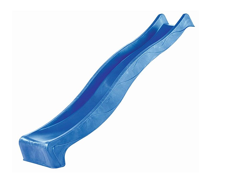 Akubi Wellenrutsche mit Wasseranschluss für Spielturm  - 3m - blau