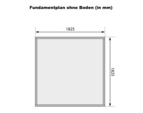 Karibu Holz-Gartenhaus Stockach 2 - 19mm Elementhaus - Pultdach - anthrazit