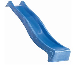 Akubi Wellenrutsche mit Wasseranschluss für Spielturm  - 3m - blau