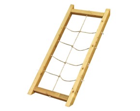 Akubi Netzrampe für Spielturm - Plattformhöhe 120cm - natur