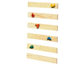 Akubi Kletterwand ECO für Spielturm - Plattformhöhe 120 - natur