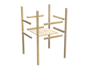 Karibu Spielturm Lotti + Anbauplattform