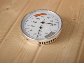 Karibu Klimamesser Classic (Thermometer + Hygrometer) - rund 10 cm