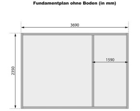 Karibu Holz-Gartenhaus Radur 0 - 28mm Blockbohlenhaus - 2-Raum-Gartenhaus - Satteldach - natur