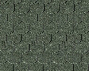 Karibu Dachschindeln für Gartenhaus - Bitumenschindeln - Biberschwanz - dunkelgrün - 3m²