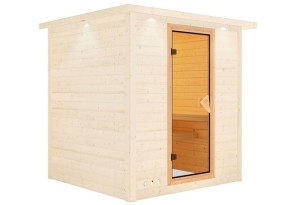 Karibu Sauna Türelement Classic für Sauna Wandstärke 68 mm