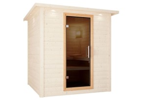 Karibu Sauna Türelement Modern für Sauna Wandstärke 38 + 40 mm
