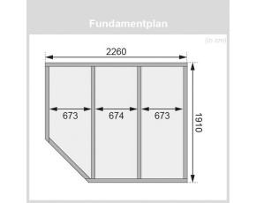 Karibu Gartensauna Mikka + 9kW Saunaofen + externe Steuerung Easy - 38mm Saunahaus - Ecksauna - Pultdach - Moderne Saunatür - natur