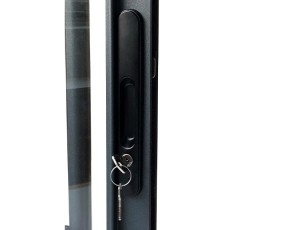 Karibu Gartensauna Miramar + Vorraum - 73mm Saunahaus - Flachdach - schwarz