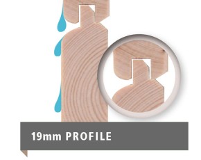 Karibu Holz-Gartenhaus Freiburg 4 + 1,5m Anbaudach - 19mm Elementhaus - Flachdach - terragrau